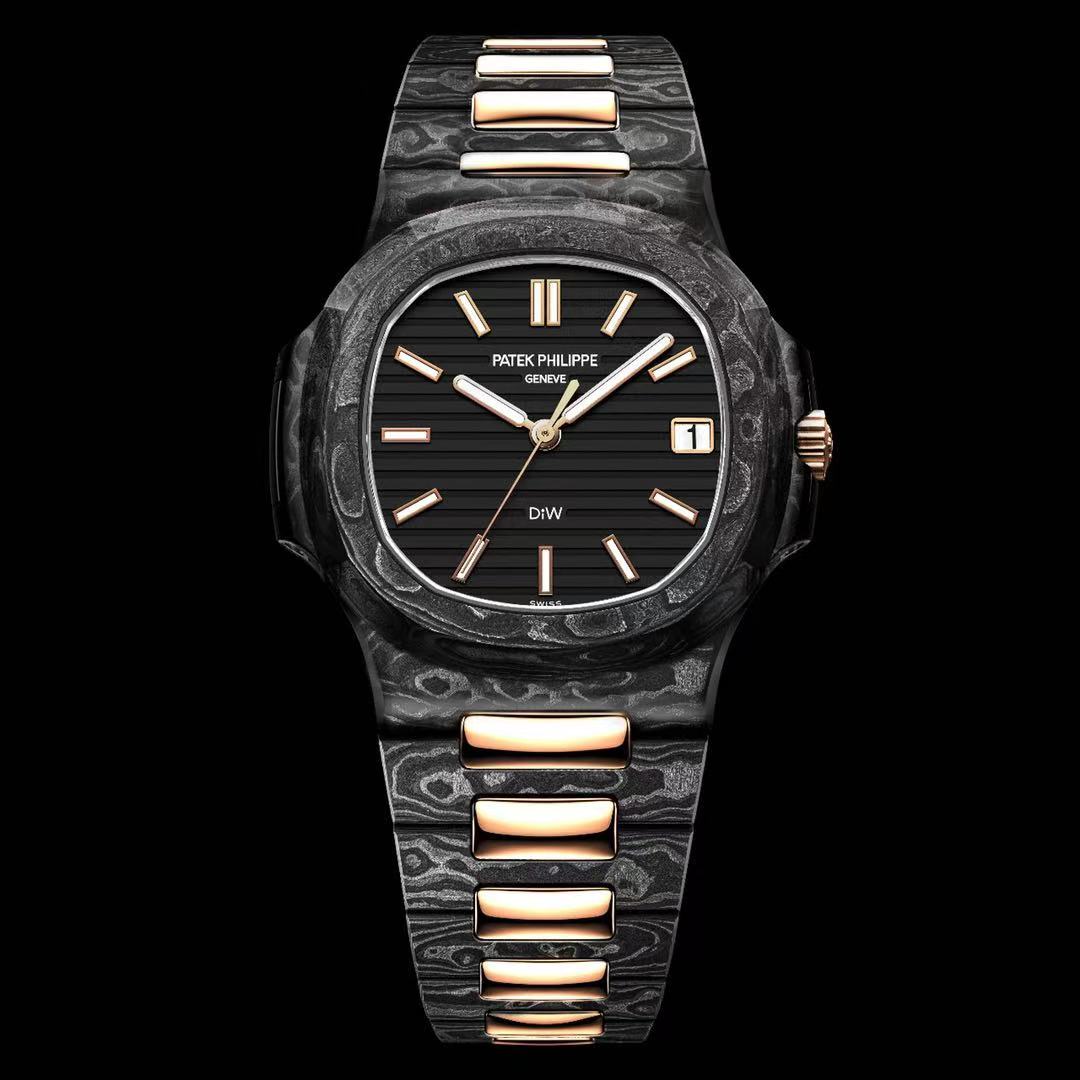 Patek Philippe Nautilus DiW ROSE GOLD BLACK GRAIL 百达翡丽 鹦鹉螺5711 | WORLDTIMER