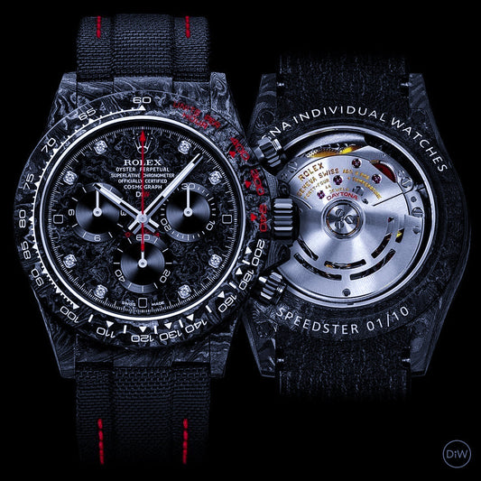 DiW Rolex Carbon Daytona "SPEEDSTER DIAMOND INDEX" 劳力士DiW 碳纤维迪通拿 | WORLDTIMER