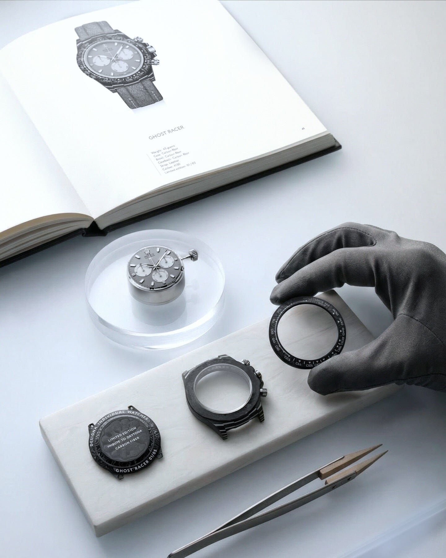 NTPT Carbon Rolex DiW Daytona GHOST RACER 赛车灵感幽灵版 碳纤维劳力士 DiW迪通拿 | WORLDTIMER