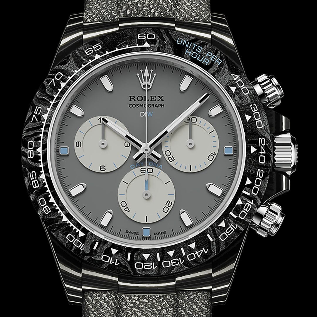 NTPT Carbon Meets CarboQuartz: DiW GHOST RACER Daytona 碳中之碳速度之魂 劳力士 DiW迪通拿 | WORLDTIMER