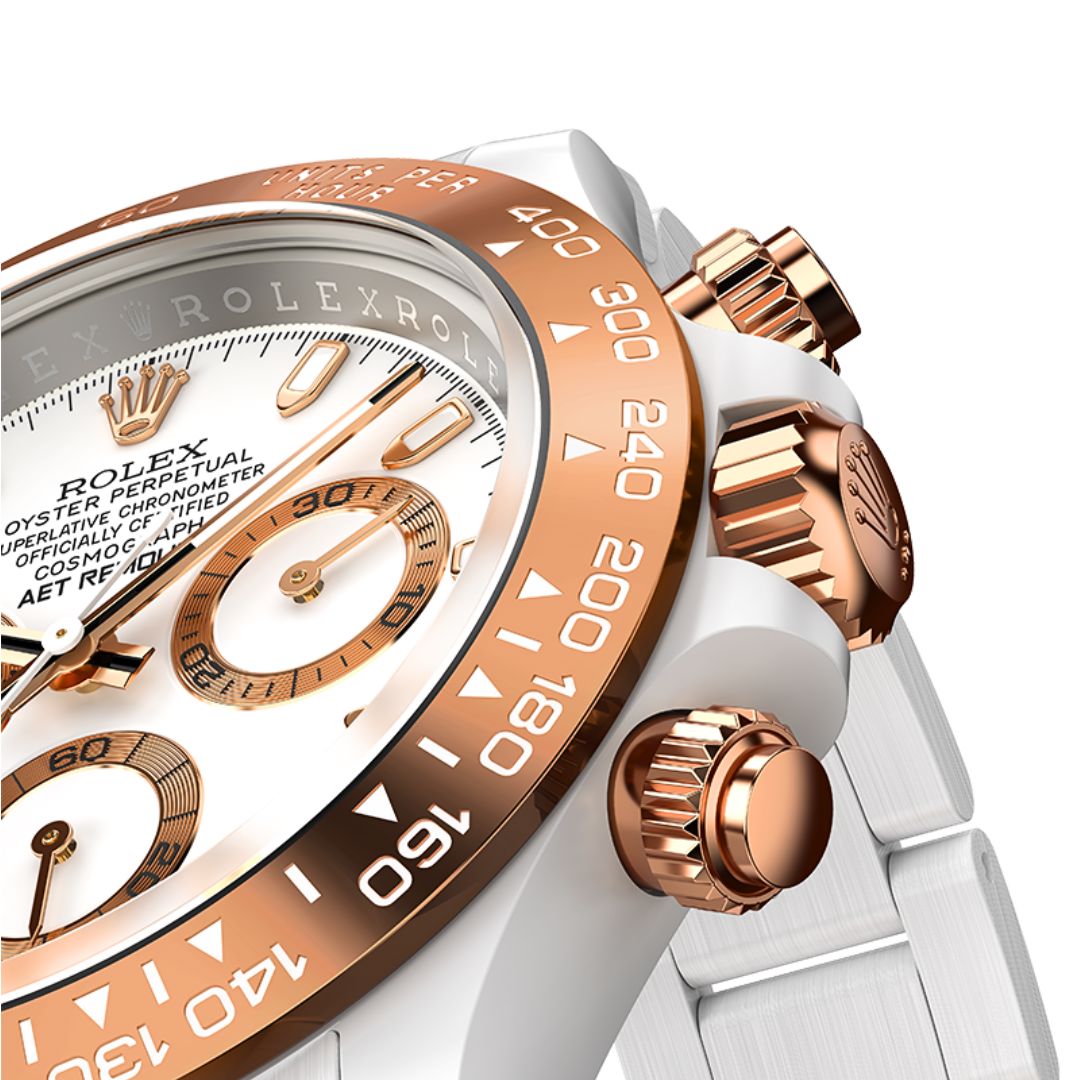 AET REMOULD Rolex Ceramic Daytona PLATINUM-COLORED CLASSIC | WORLDTIMER