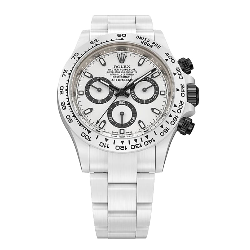AET REMOULD Rolex Ceramic Daytona WHITE CLASSIC 劳力士 迪通拿 全陶瓷手表 | WORLDTIMER