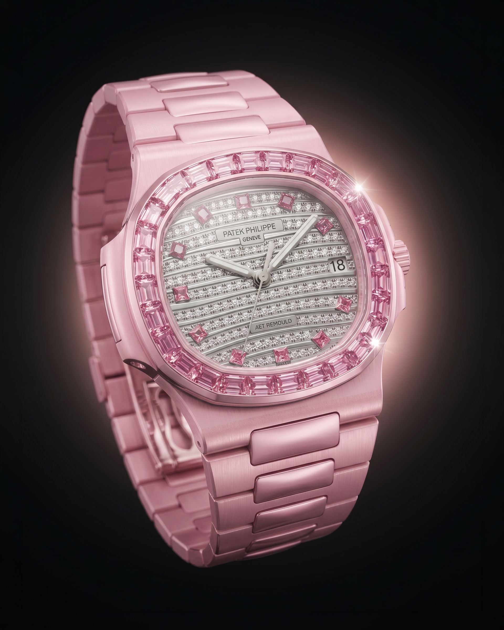 AET REMOULD Diamond Patek Nautilus GLIESE 百达翡丽鹦鹉螺 满天星 GLIESE | WORLDTIMER