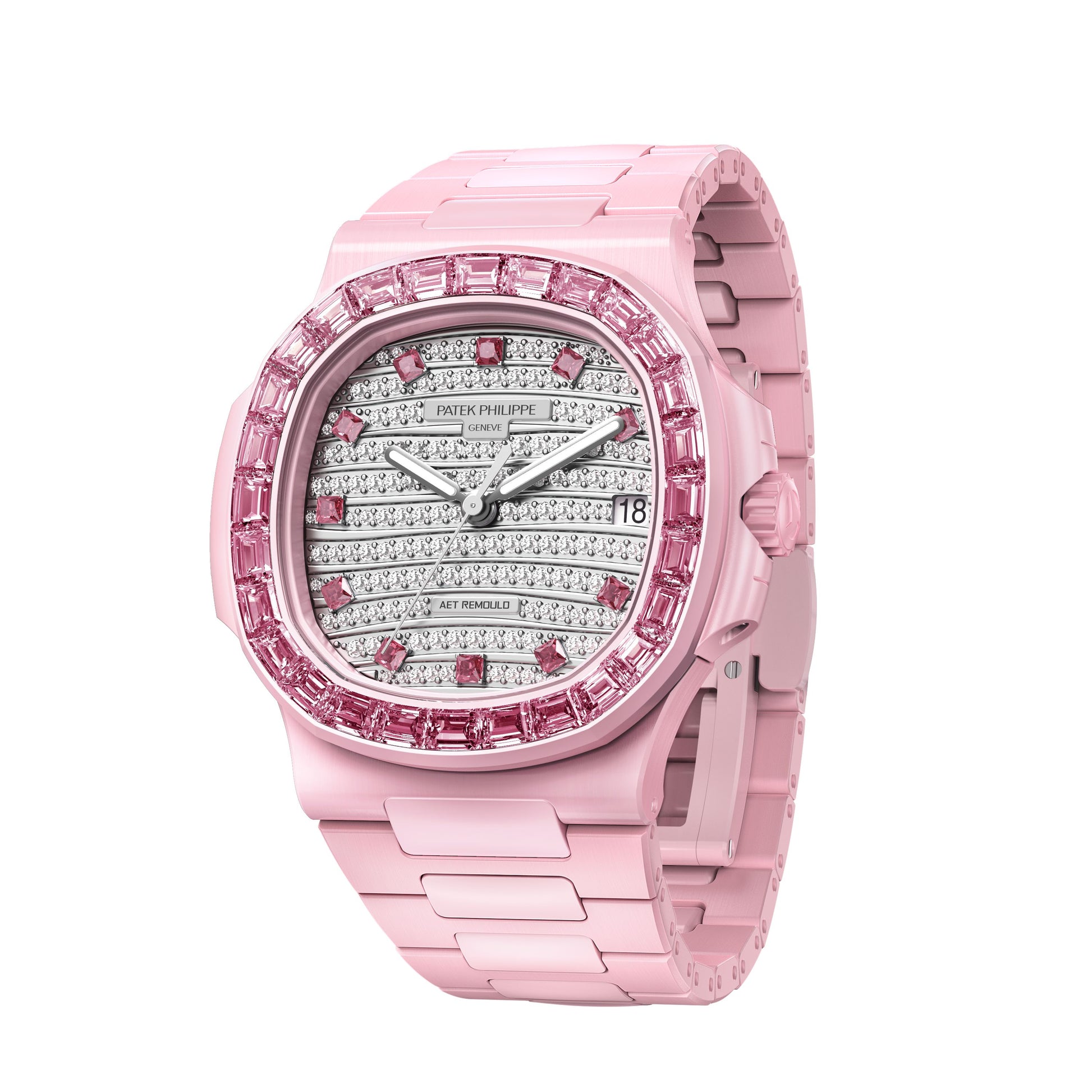 AET REMOULD Diamond Patek Nautilus GLIESE 百达翡丽鹦鹉螺 满天星 GLIESE | WORLDTIMER