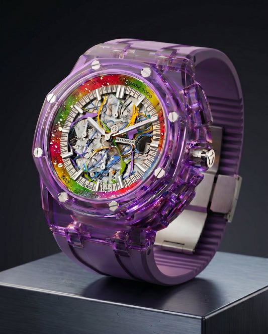 NEW ARRIVAL AET REMOULD GRAFFITI Royal Oak Offshore 最新款 AET REMOULD 皇家橡树离岸 GRAFFITI | WORLDTIMER
