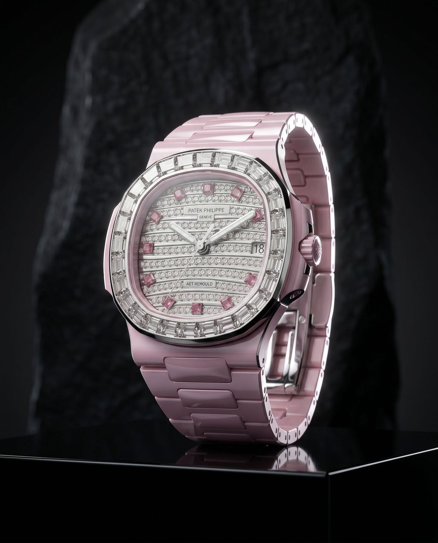 AET REMOULD Patek Diamond Nautilus GLIESE 百达翡丽鹦鹉螺 满天星 GLIESE | WORLDTIMER