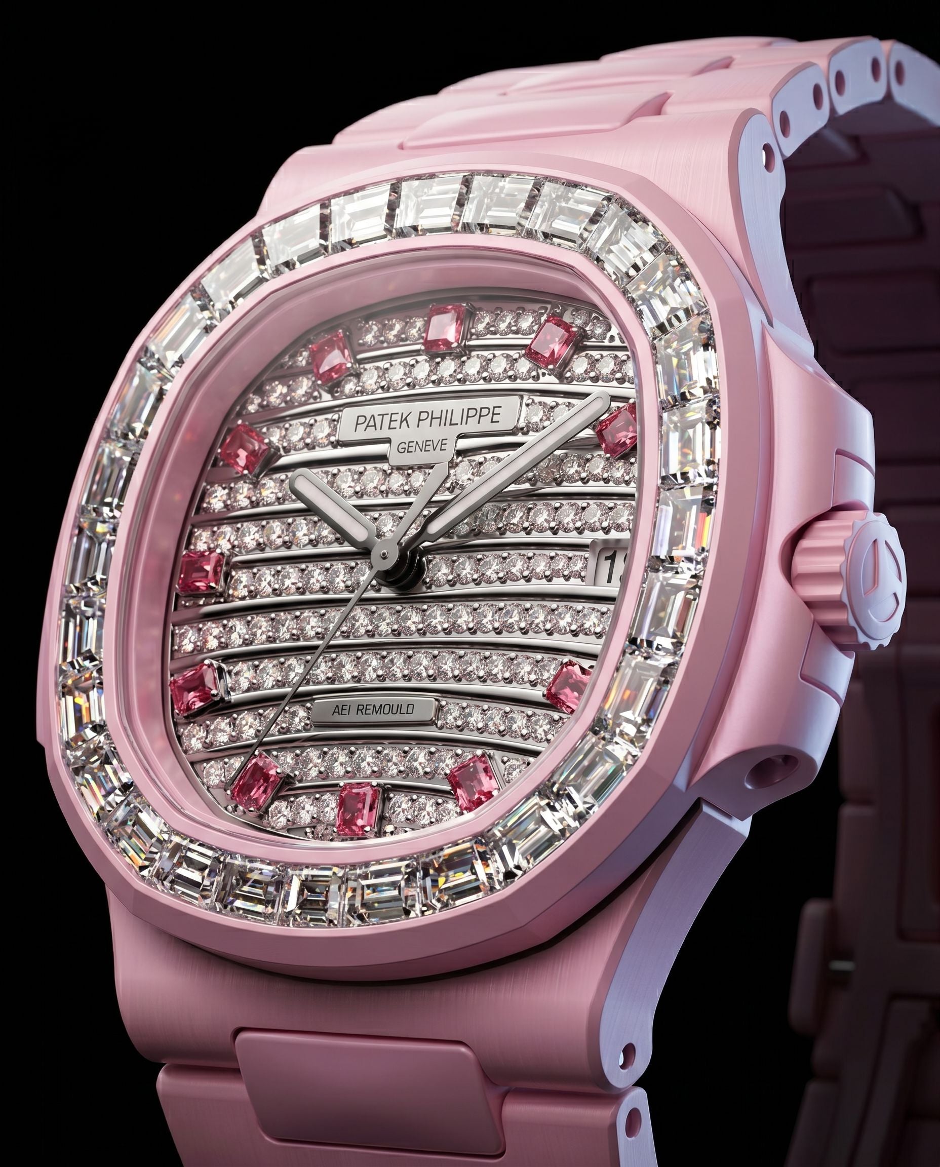 AET REMOULD Patek Diamond Nautilus GLIESE 百达翡丽鹦鹉螺 满天星 GLIESE | WORLDTIMER