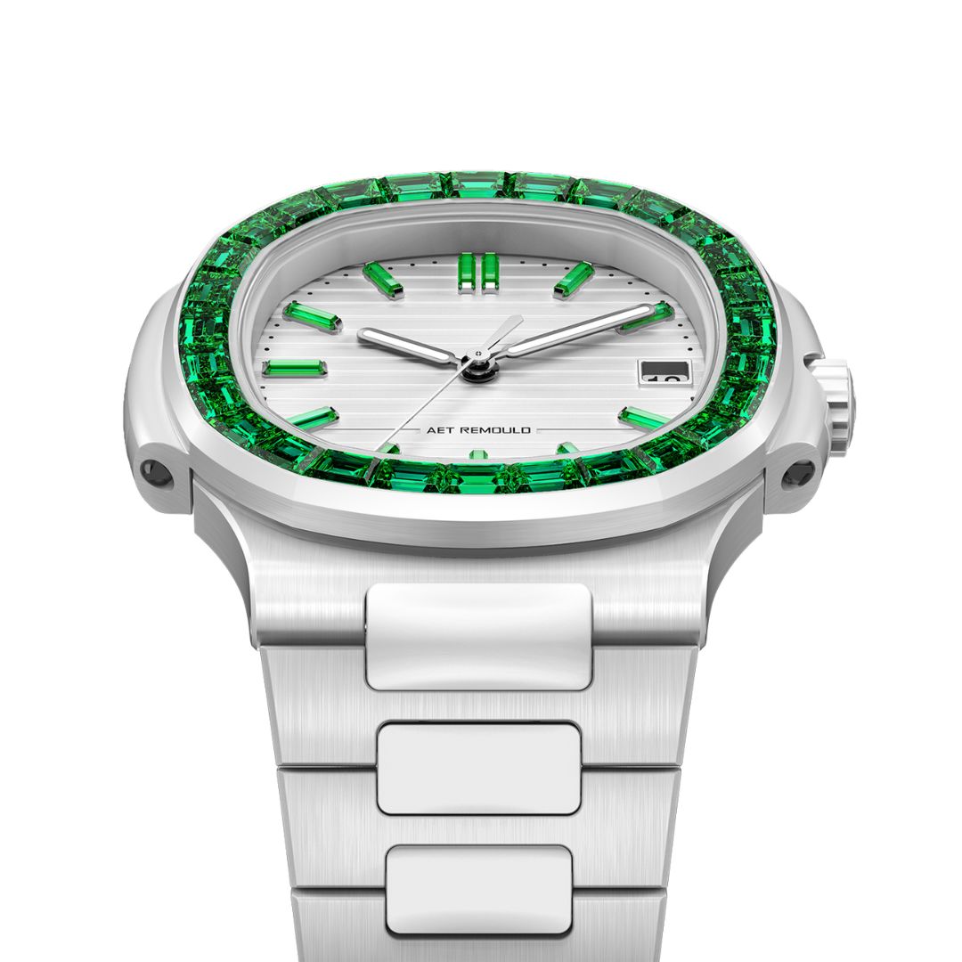 AET REMOULD Patek Nautilus SERENDIPITY IN GREEN 百达翡丽鹦鹉螺 全陶瓷手表 | WORLDTIMER