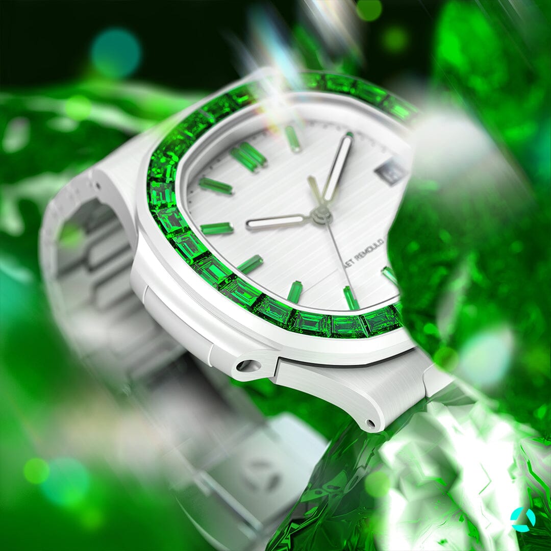 AET REMOULD Patek Philippe Nautilus SERENDIPITY IN GREEN 百达翡丽鹦鹉螺 全陶瓷手表 | WORLDTIMER