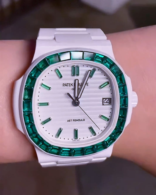 AET REMOULD Patek Nautilus 5711 "SERENDIPITY IN GREEN" 百达翡丽5711 全陶瓷手表 | WORLDTIMER
