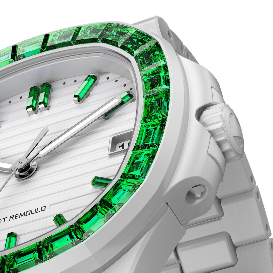 AET REMOULD Patek Nautilus SERENDIPITY IN GREEN 百达翡丽鹦鹉螺 全陶瓷手表 | WORLDTIMER