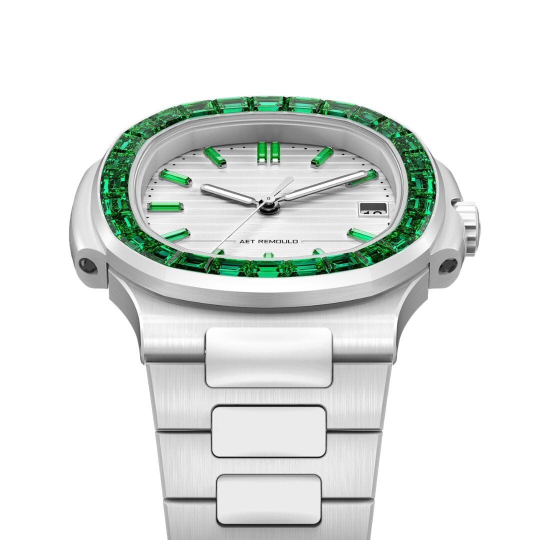 AET REMOULD Patek Nautilus SERENDIPITY IN GREEN 百达翡丽鹦鹉螺 全陶瓷手表 | WORLDTIMER