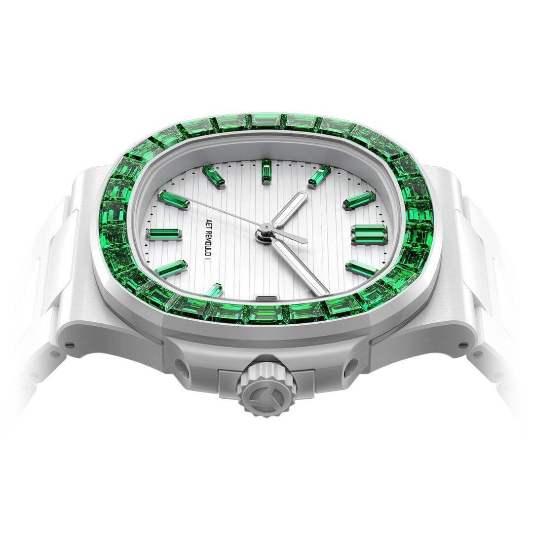 AET REMOULD Patek Nautilus SERENDIPITY IN GREEN 百达翡丽鹦鹉螺 全陶瓷手表 | WORLDTIMER