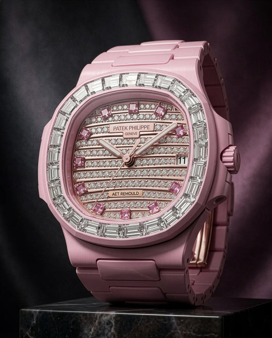 AET REMOULD Patek Philippe Nautilus GLIESE WHITE DIAMOND 百达翡丽5711 钻石鹦鹉螺 GLIESE | WORLDTIMER