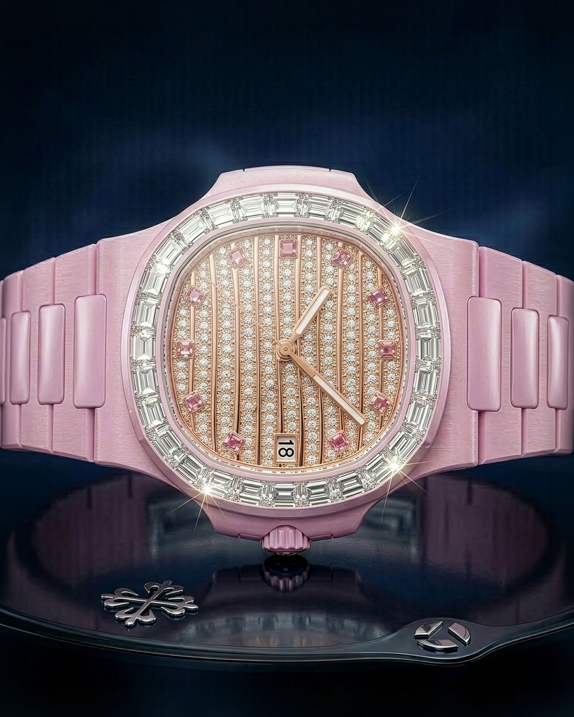 AET REMOULD Patek Philippe Nautilus GLIESE WHITE DIAMOND 百达翡丽5711 钻石鹦鹉螺 GLIESE | WORLDTIMER
