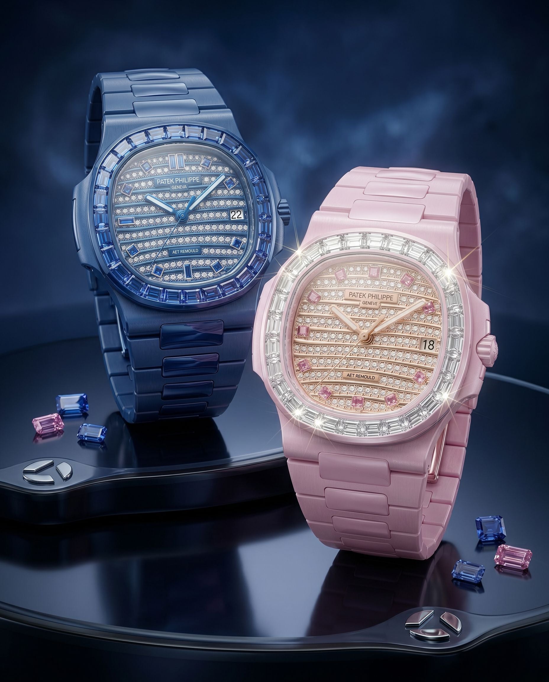 AET REMOULD Patek Nautilus GLIESE 钻石百达翡丽 鹦鹉螺5711 GLIESE | WORLDTIMER