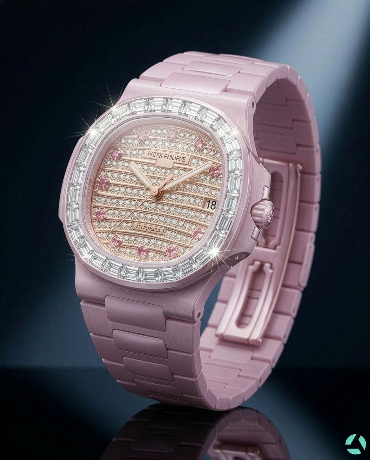 AET REMOULD Patek Philippe Nautilus GLIESE WHITE DIAMOND 百达翡丽5711 钻石鹦鹉螺 GLIESE | WORLDTIMER