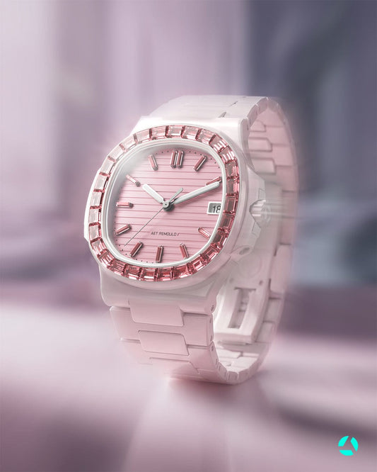 AET REMOULD Patek Nautilus ROSEFLARE White 百达翡丽 鹦鹉螺5711 白陶瓷手表 | WORLDTIMER