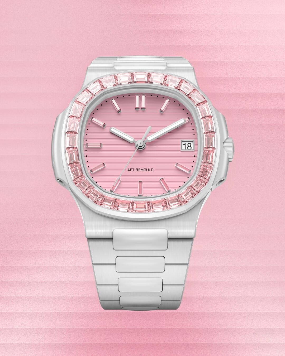 AET REMOULD Patek Philippe Nautilus ROSEFLARE White 百達翡麗鸚鵡螺 5711 白色全陶瓷手錶 | WORLDTIMER