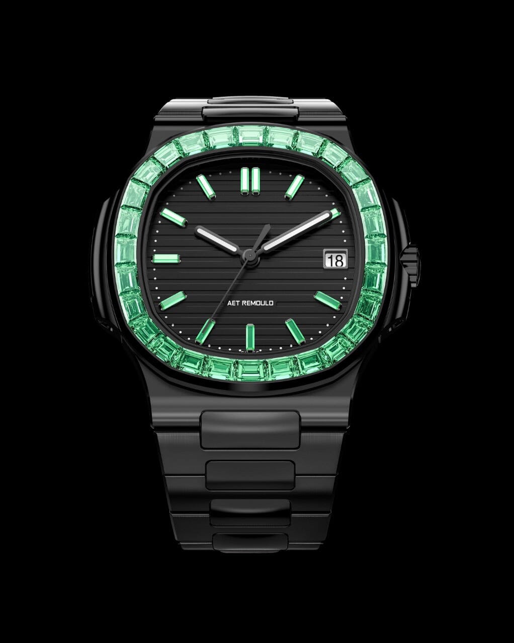 AET REMOULD Patek Nautilus TSAVORITE 5711/113P-001 | 百达翡丽鹦鹉螺 5711 | WORLDTIMER