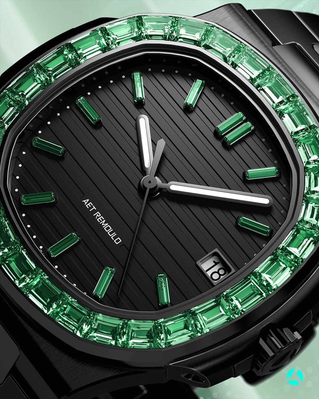 AET REMOULD Patek Nautilus TSAVORITE 5711/113P-001 | 百达翡丽鹦鹉螺 5711 | WORLDTIMER