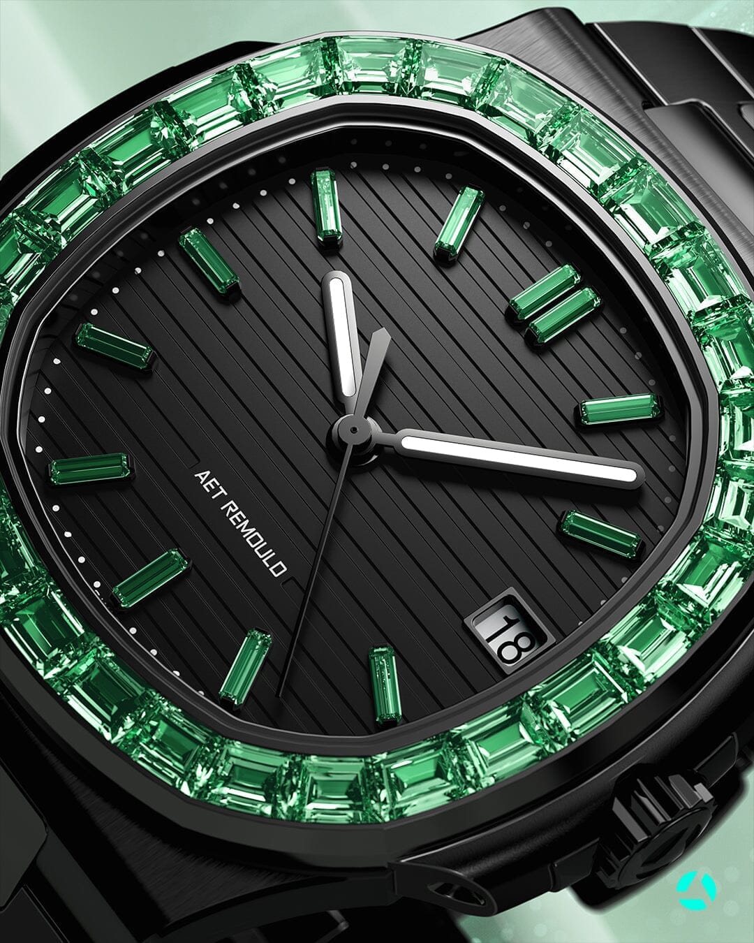 AET REMOULD Patek Nautilus TSAVORITE 5711/113P-001 | 百达翡丽鹦鹉螺 5711 | WORLDTIMER