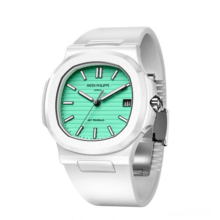 AET REMOULD Patek Nautilus BISCAY GREEN 百达翡丽 鹦鹉螺5711 陶瓷手表 | WORLDTIMER
