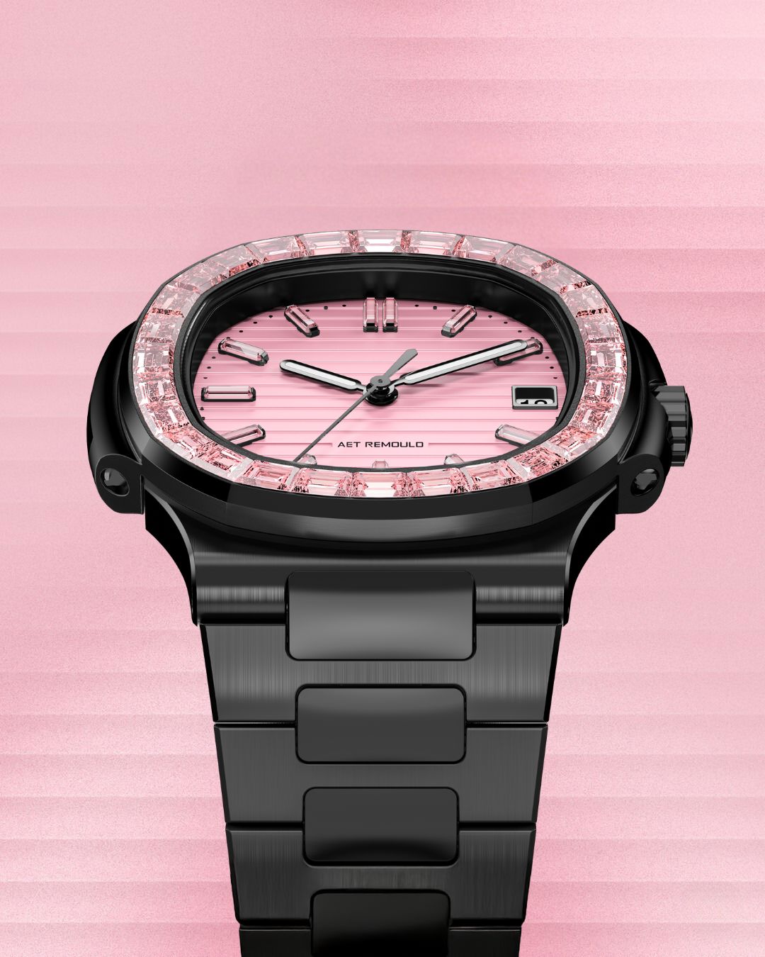 AET REMOULD Patek Philippe Nautilus ROSEFLARE Black 百達翡麗鸚鵡螺 5711 全黑色陶瓷腕錶 | WORLDTIMER