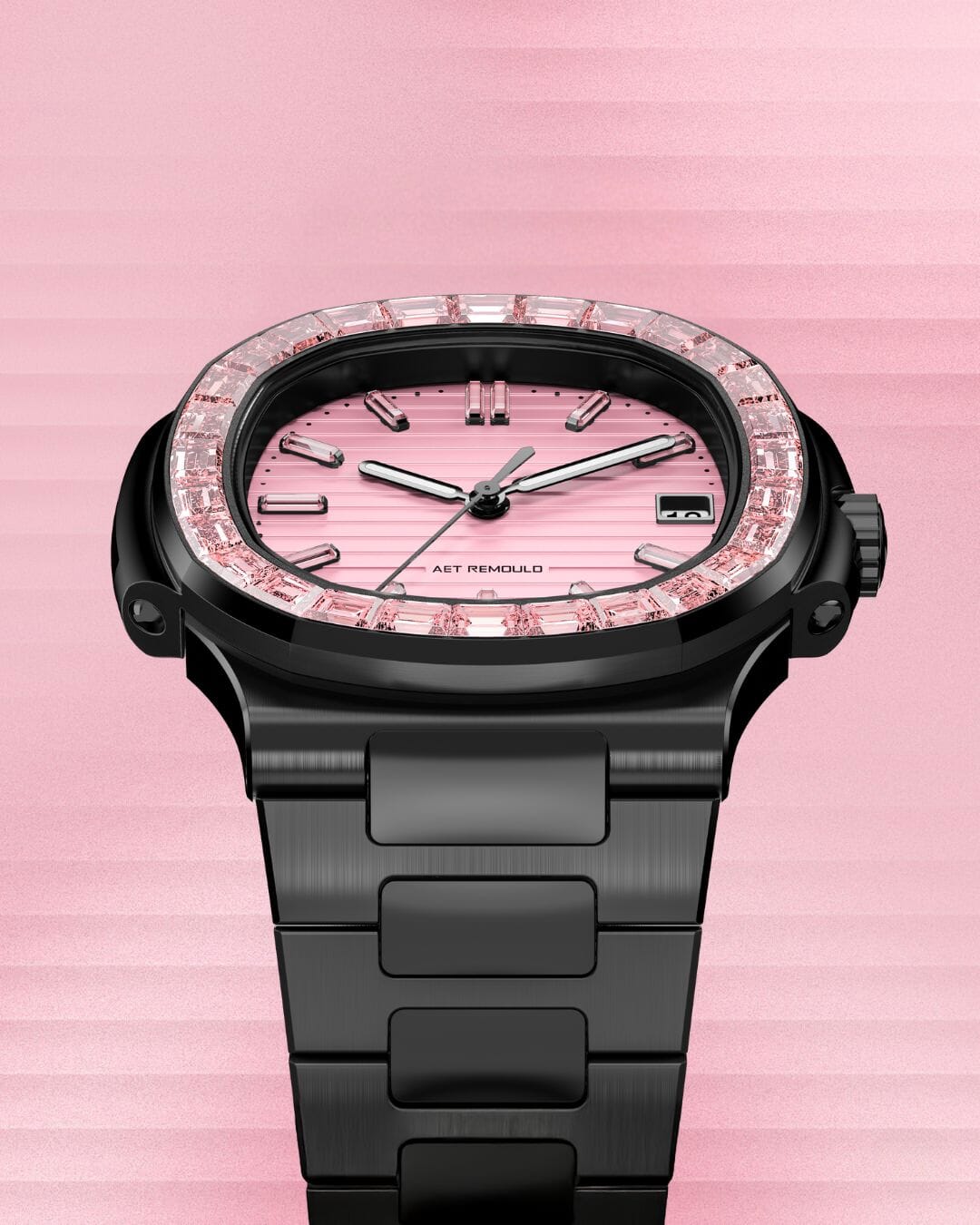 AET REMOULD Patek Philippe Nautilus ROSEFLARE Black 百達翡麗鸚鵡螺 5711 全黑色陶瓷腕錶 | WORLDTIMER