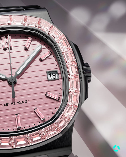 AET REMOULD Patek Philippe Nautilus ROSEFLARE Black 百達翡麗鸚鵡螺 全黑色陶瓷腕錶 | WORLDTIMER