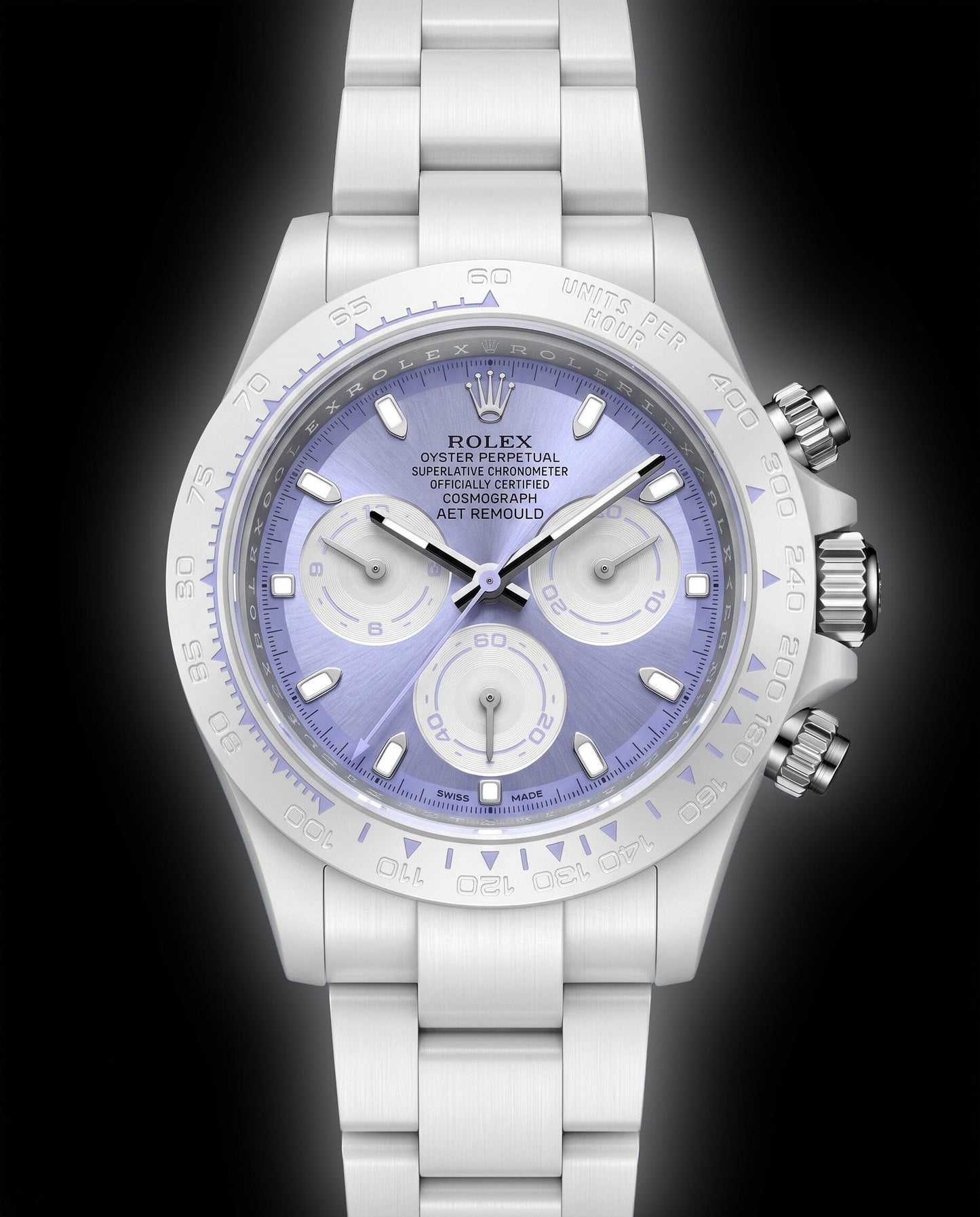 AET REMOULD Ceramic Rolex Daytona IRIS ASH 陶瓷劳力士 迪通拿 | WORLDTIMER
