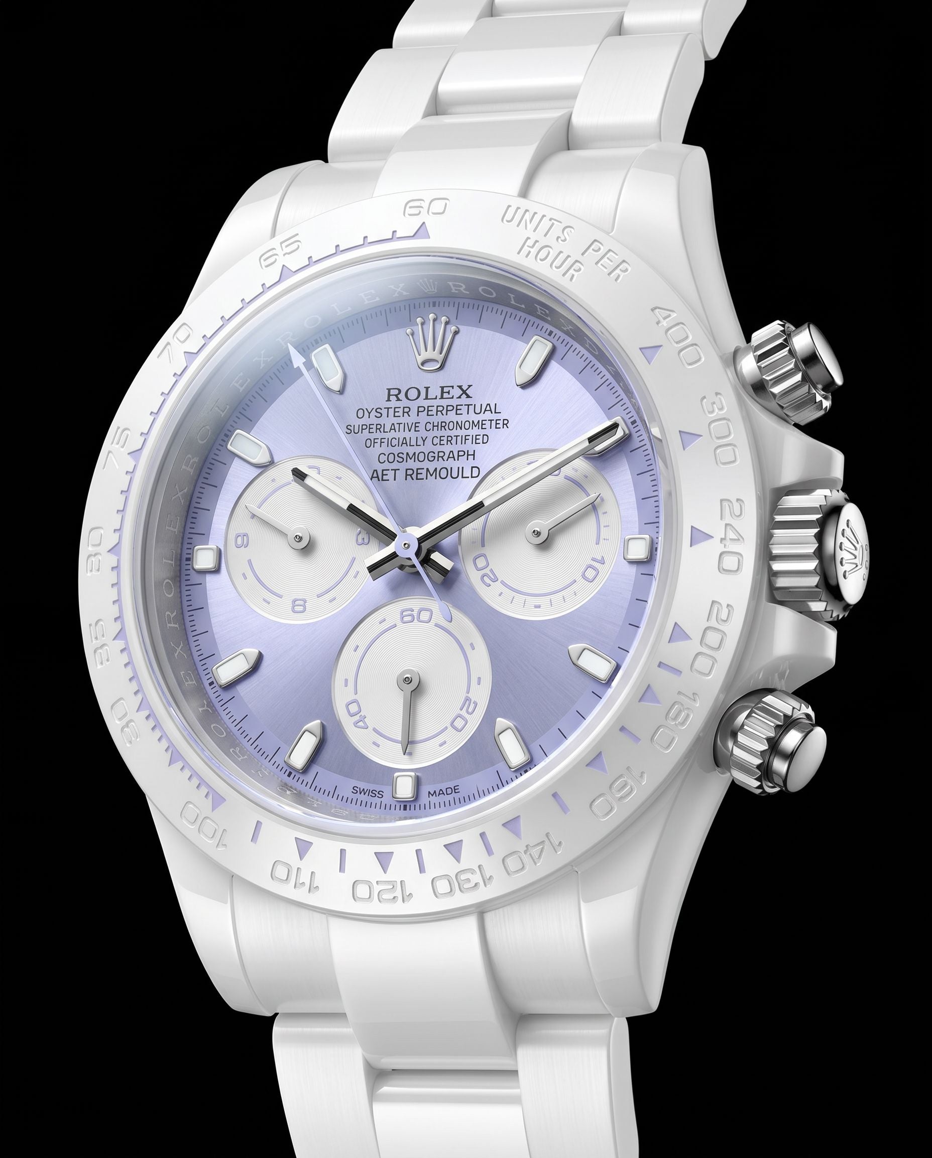 AET REMOULD Ceramic Rolex Daytona Ladies Watch IRIS ASH 陶瓷劳力士 迪通拿 | WORLDTIMER