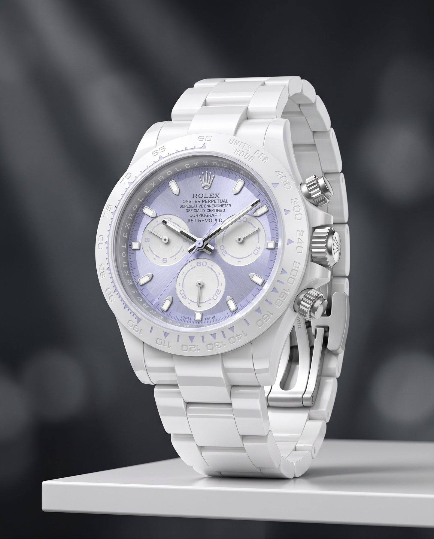 AET REMOULD Ceramic Rolex Daytona Ladies Watch IRIS ASH 陶瓷劳力士 迪通拿 | WORLDTIMER