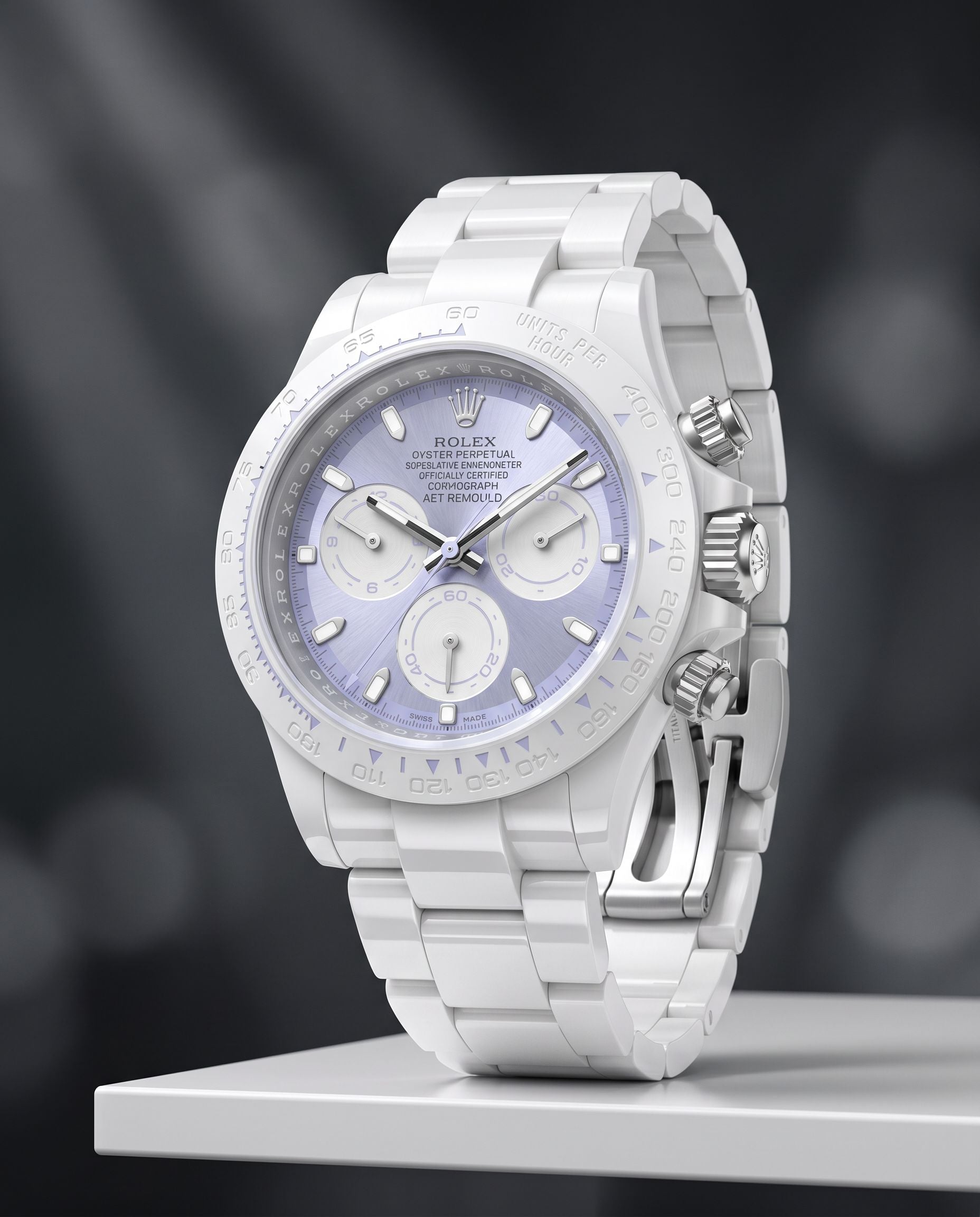 AET REMOULD Ceramic Rolex Daytona Ladies Watch IRIS ASH 陶瓷劳力士 迪通拿 | WORLDTIMER