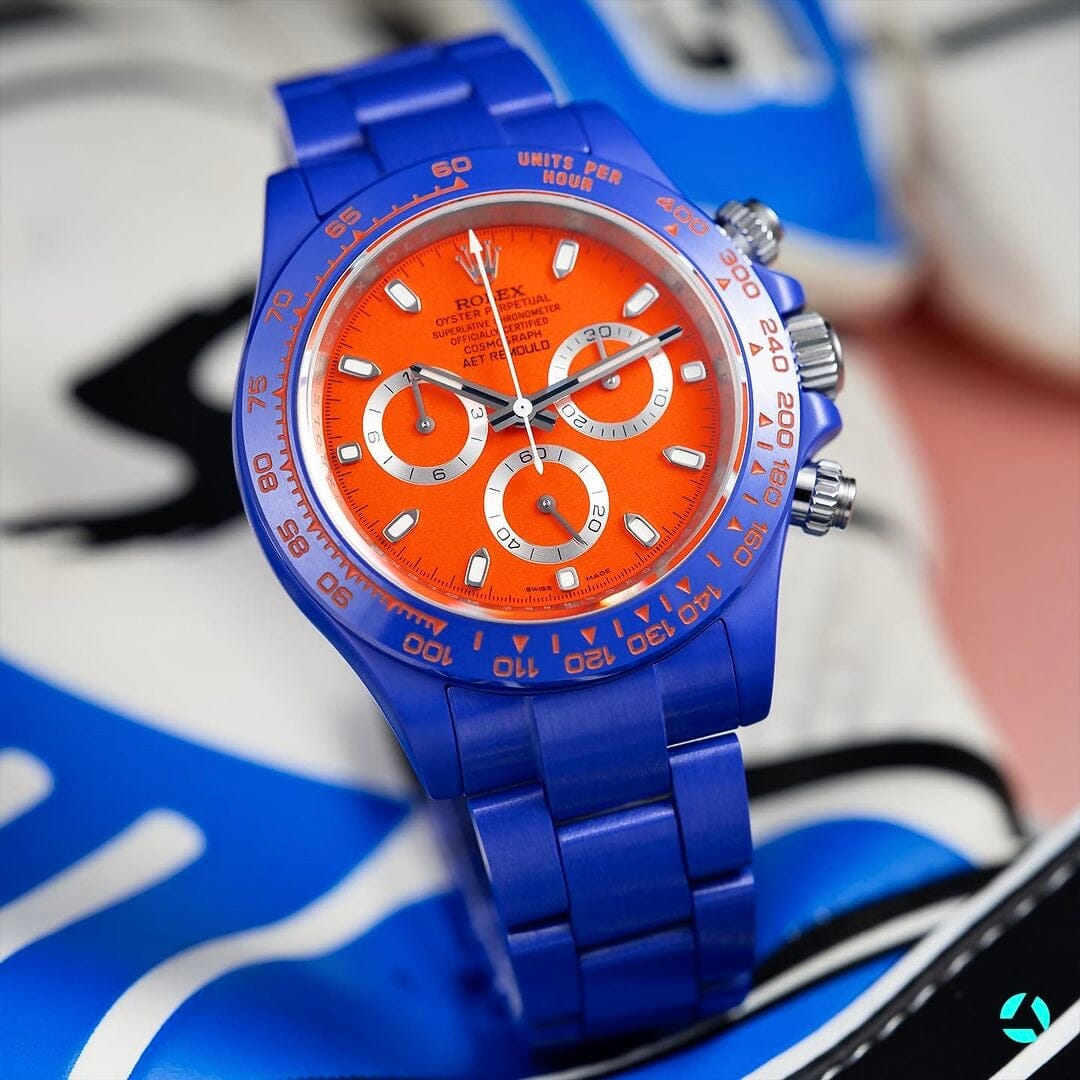 AET REMOULD 劳力士 迪通拿 SAKHIR ORANGE 全陶瓷手表 Rolex Ceramic Daytona | WORLDTIMER