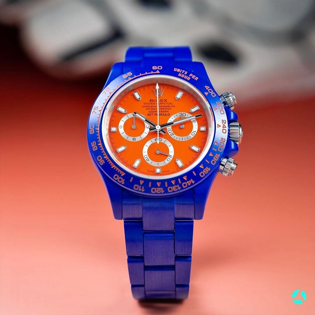AET REMOULD 劳力士迪通拿 SAKHIR ORANGE 全陶瓷手表 Rolex Ceramic Daytona | WORLDTIMER