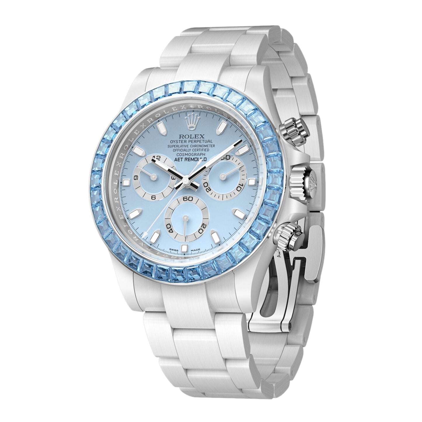 AET REMOULD Rolex Daytona "BLUE GEMSTONE CERAMIC" (Retail: US$82,800)