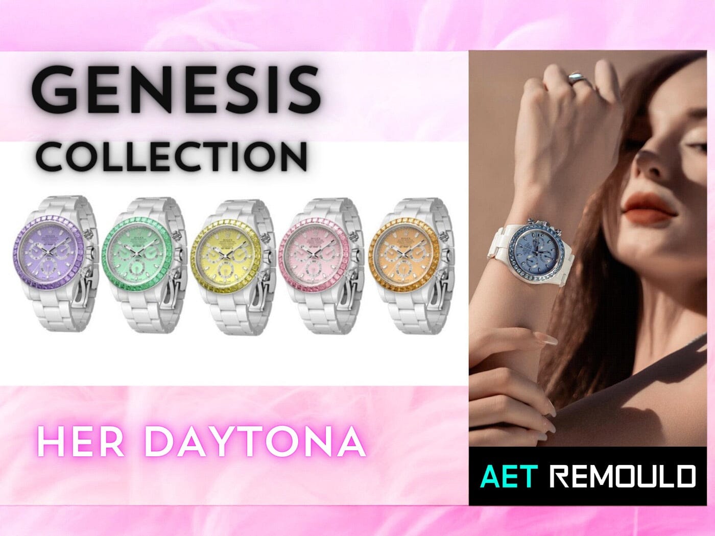 Rolex Daytona AET Remould GREEN GEMSTONE CERAMIC 勞力士 地通拿  鑽石錶圈 | WORLDTIMER