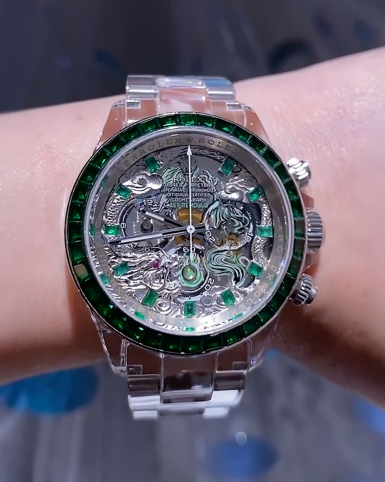 The Full Sapphire Rolex Daytona You Didn't Know About 全蓝宝石水晶透明 劳力士迪通拿 | WORLDTIMER