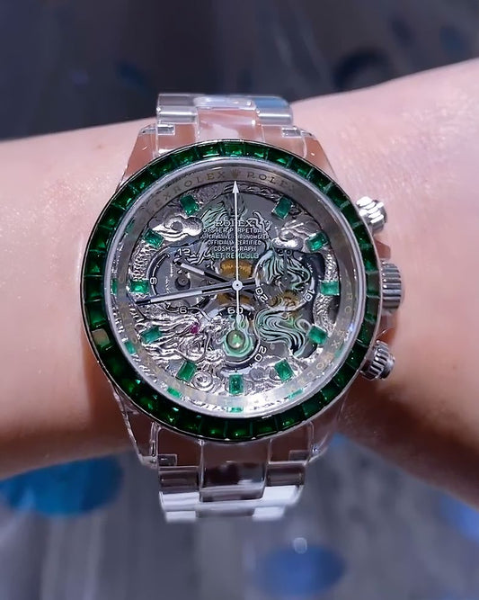 The Full Sapphire Rolex Daytona You Didn't Know About 全蓝宝石水晶透明 劳力士迪通拿 | WORLDTIMER