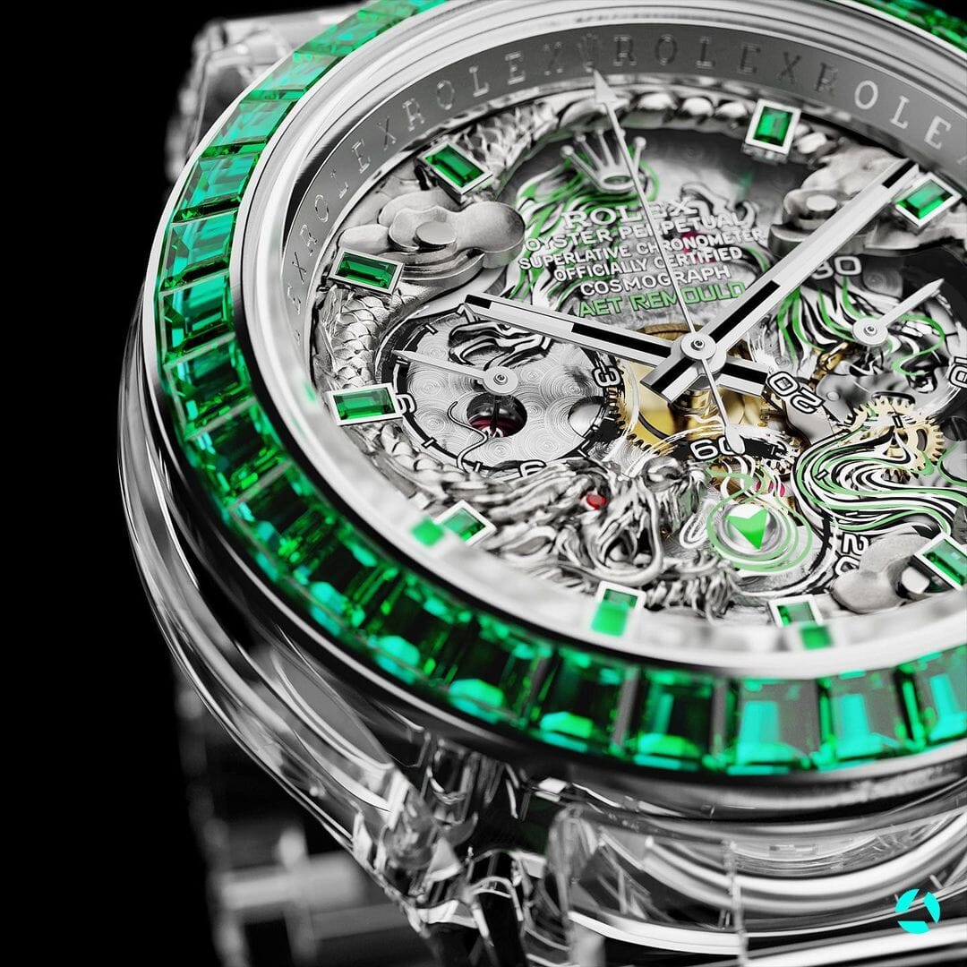 The Full Sapphire Rolex Daytona You Didn't Know About 全蓝宝石水晶透明 劳力士迪通拿 | WORLDTIMER