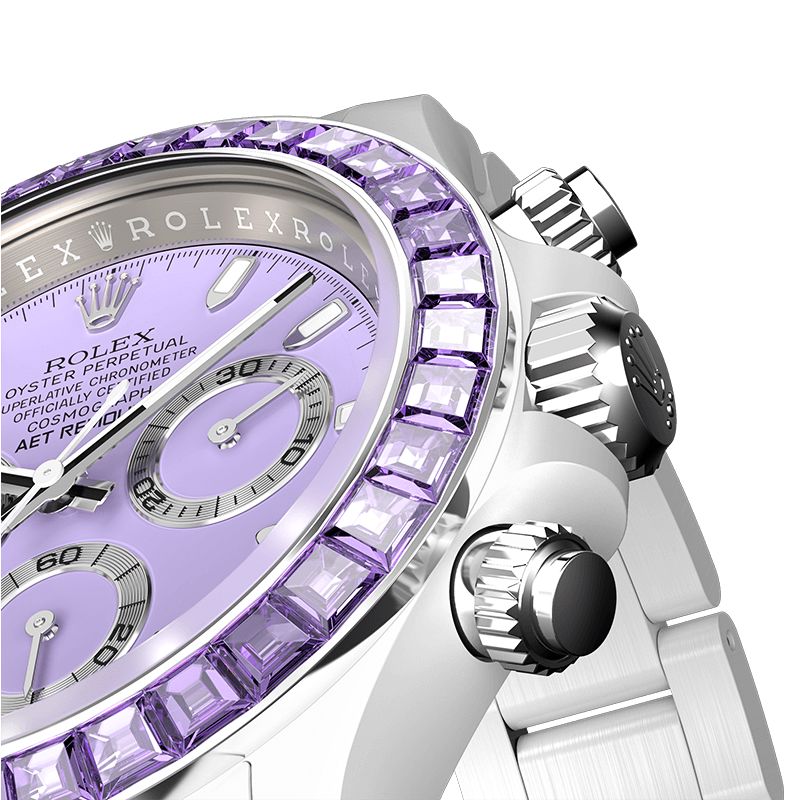 AET REMOULD Rolex Daytona PURPLE GEMSTONE CERAMIC 勞力士 地通拿 全陶瓷手錶 | WORLDTIMER