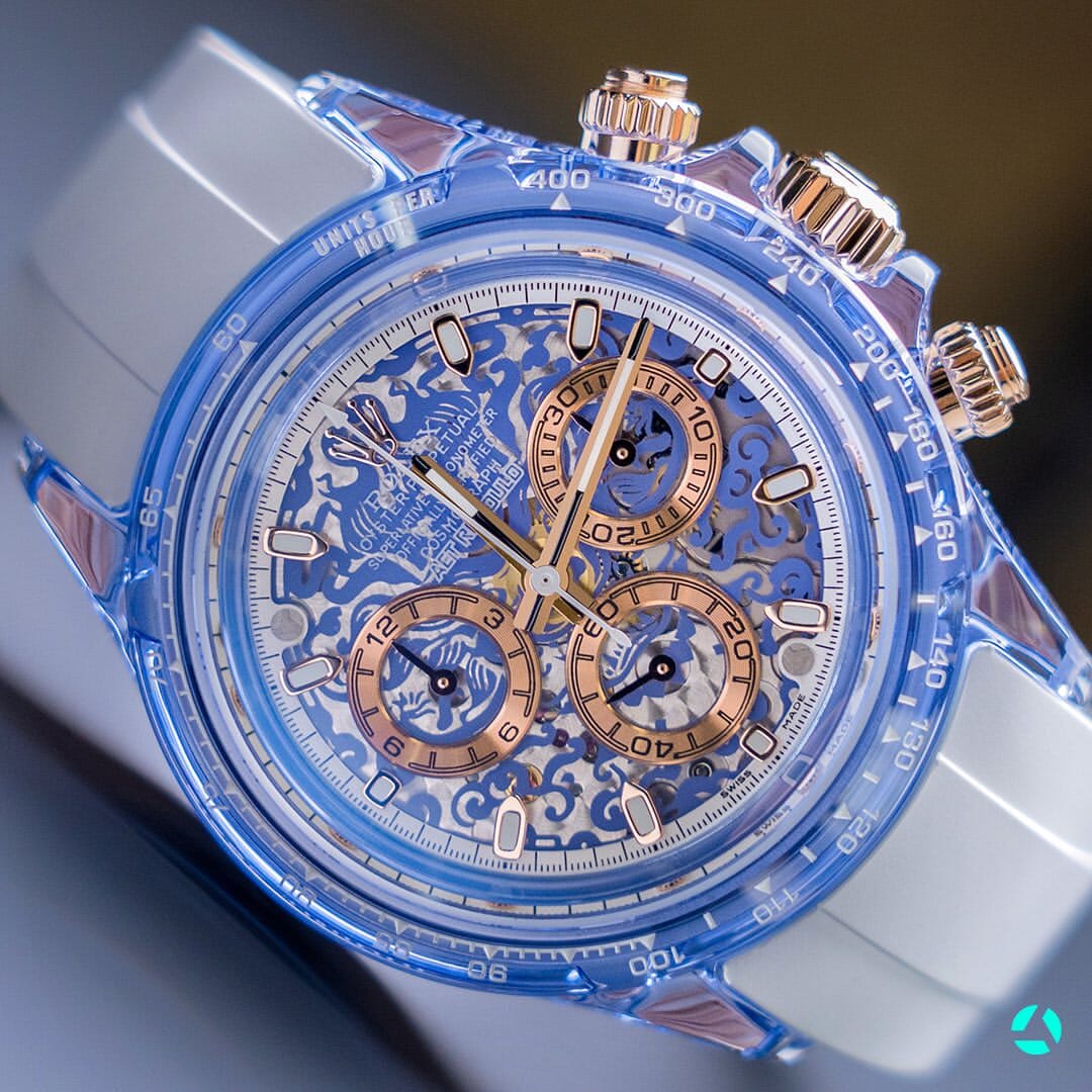 Colorful Daytona LOONG: The Art of AET REMOULD 勞力士地通拿藍寶石的色彩重塑 | WORLDTIMER