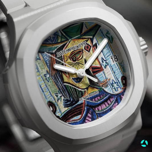 AET Remould x Picasso Patek Philippe Nautilus 5711 "SEATED PORTRAIT OF DORA MAAR" 百达翡丽 鹦鹉螺5711 全陶瓷手表 | WORLDTIMER