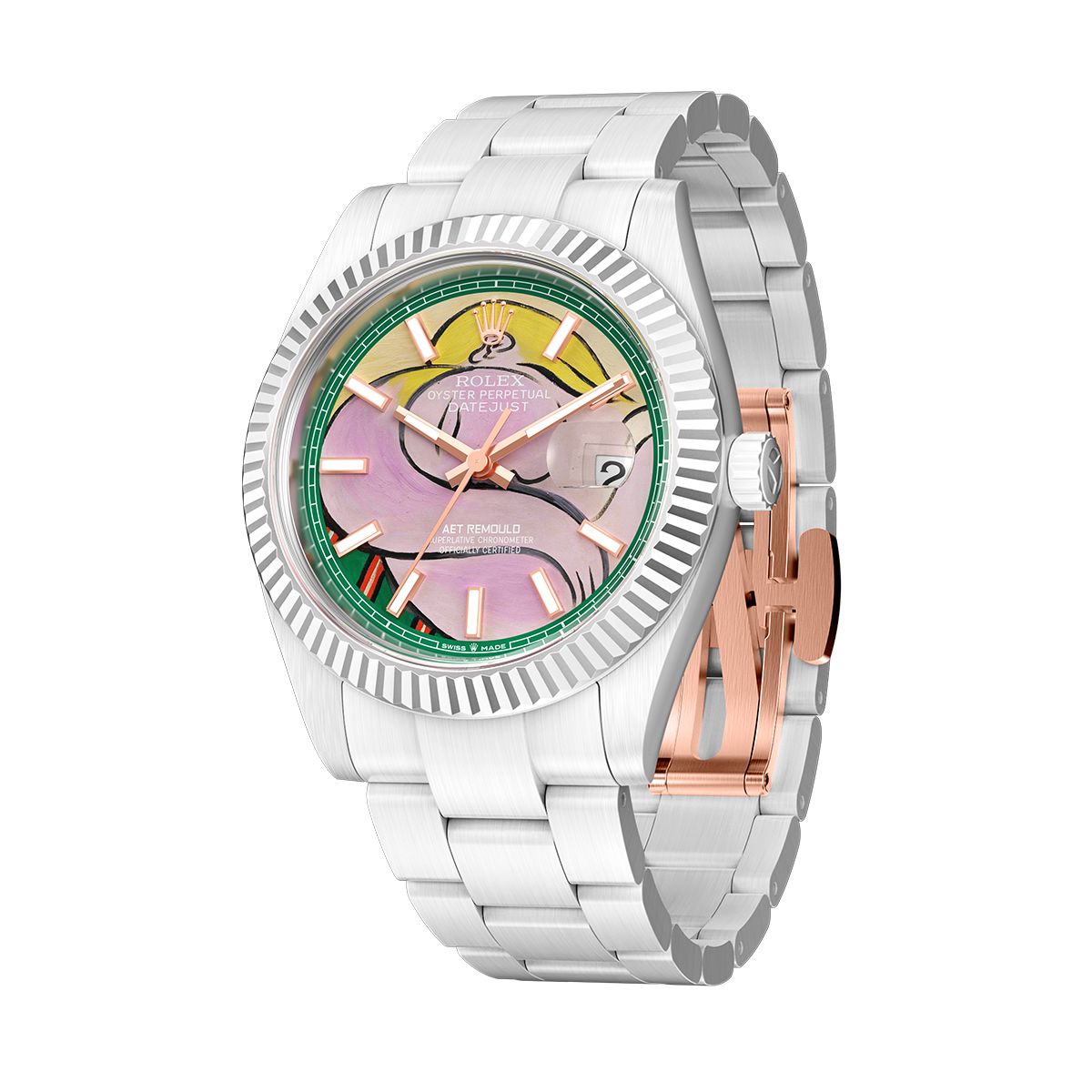 Picasso AET REMOULD Rolex Datejust WOMAN WITH YELLOW HAIR 勞力士 Datejust 畢加索 全陶瓷手錶 | WORLDTIMER