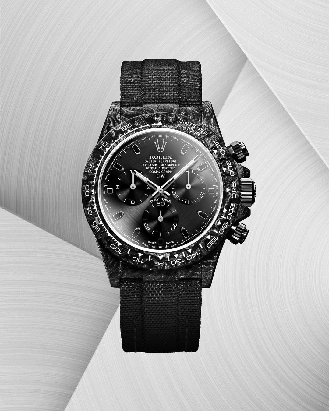 ALL BLACK Rolex DiW Daytona 劳力士DiW 碳纤维迪通拿 | WORLDTIMER