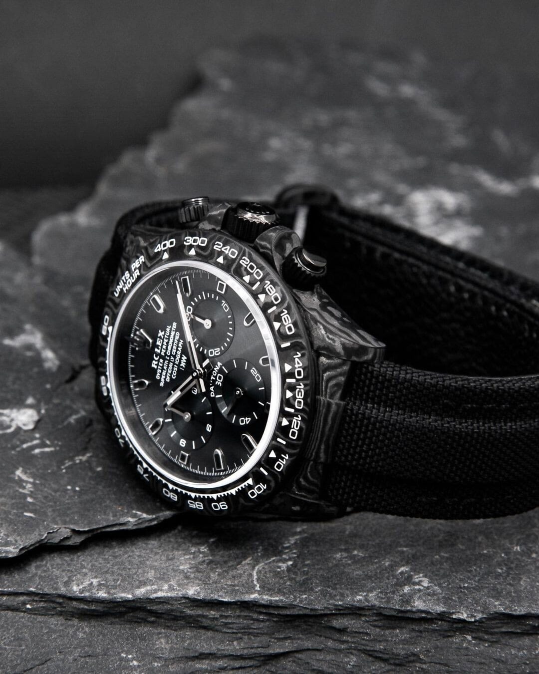ALL BLACK Rolex DiW Daytona 劳力士DiW 碳纤维迪通拿 | WORLDTIMER