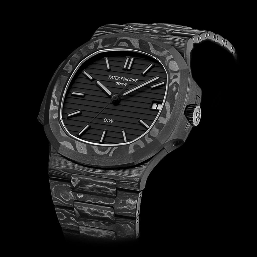 ALL CARBON BLACK Patek Nautilus DiW NTPT碳纤维 百达翡丽 鹦鹉螺5711 | WORLDTIMER