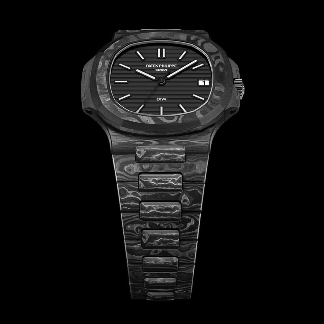 ALL CARBON BLACK Patek Nautilus DiW NTPT碳纤维 百达翡丽 鹦鹉螺5711 | WORLDTIMER