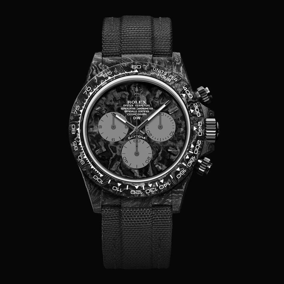 ALL CARBON GRAPHITE Rolex DiW Daytona 劳力士DiW 碳纤维迪通拿 | WORLDTIMER